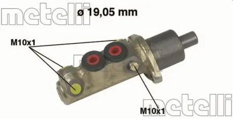 Головний гальмівний циліндр Metelli 050191