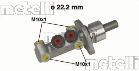Главный тормозной цилиндр Metelli 050302
