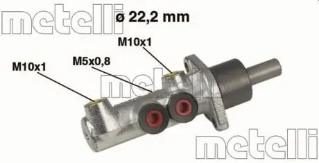 Главный тормозной цилиндр Metelli 050354