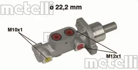 Главный тормозной цилиндр Metelli 050359