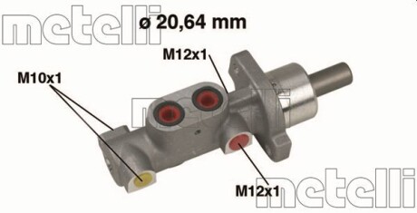 Головний гальмівний циліндр Metelli 050363