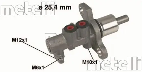 Главный тормозной цилиндр Metelli 050368