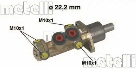 Цилиндр тормозной главный Metelli 05-0387
