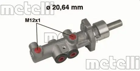 Главный тормозной цилиндр Metelli 050404