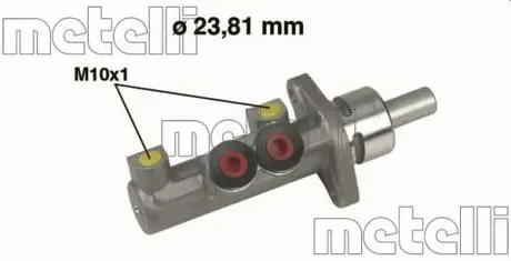 Главный тормозной цилиндр Metelli 050412