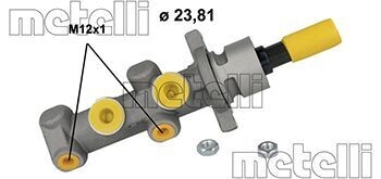 Главный тормозной цилиндр Metelli 050426