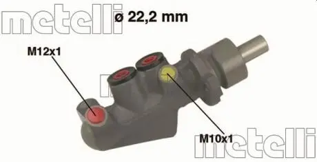 Головний гальмівний циліндр Metelli 050478
