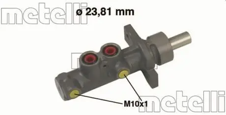 Циліндр гол. гальмівний 97-00, (2 виходи) Metelli 050486