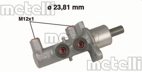 Главный тормозной цилиндр Metelli 050567