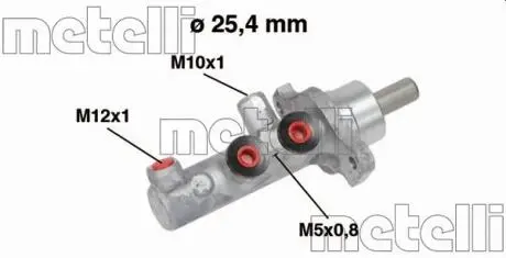 Главный тормозной цилиндр Metelli 050570