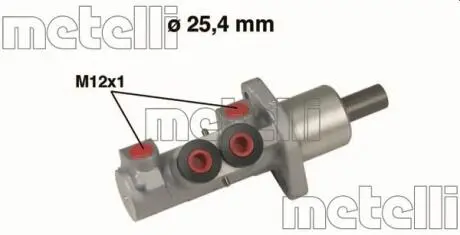 Головний гальмівний циліндр Metelli 050606