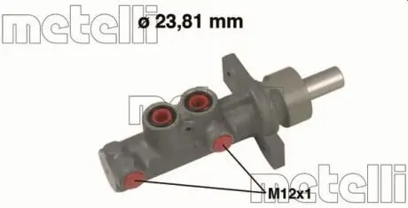 Головний гальмівний циліндр Metelli 050635