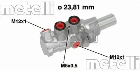 Головний гальмівний циліндр Metelli 050749