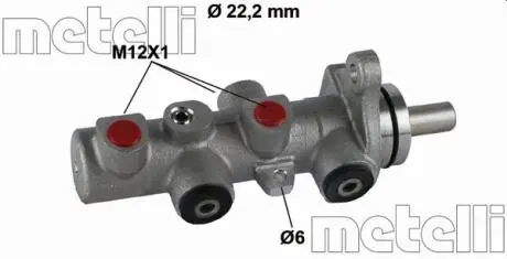 Головний гальмівний циліндр Metelli 050793