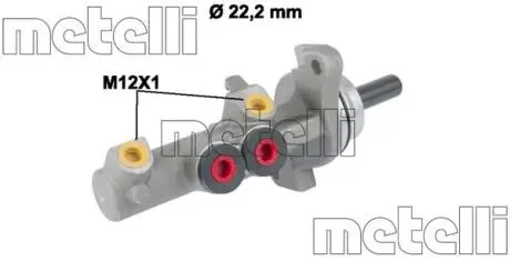Циліндр гідравлічний гальмівний Metelli 05-0833