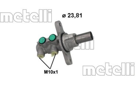 Головний гальмівний циліндр Metelli 051205