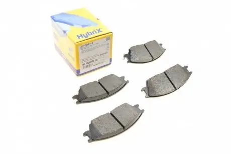 Тормозные колодки (передние) Hyundai Accent I/II 94-05/Getz 02-10/Elantra 90-00/Pony 85-95 Metelli 22-0081-1