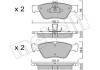 Колодки гальмівні (передні) MB C-class (W202/S202)/E-class (W210/S210)/CLK-class (C208)/SLK 93-04 Metelli 22-0219-0 (фото 10)