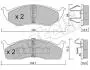 Тормозные колодки (передние) Chrysler Neon 94-06/Voyager/Grand Voyager III/Dodge Caravan 95-01 Metelli 22-0356-0 (фото 1)