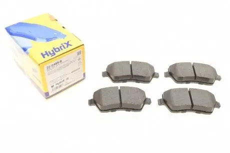 Колодки гальмівні (передні) Renault Dokker/Duster/Zoe 11-/Kangoo 08-/Clio/Nissan Note 05-/Micra 03- Metelli 22-0485-0
