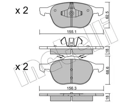 Автозапчасть Metelli 2205341
