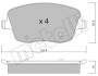 Тормозные колодки (передние) Seat Cordoba/Ibiza IV/VW Polo/Skoda Fabia 99-15/Roomster 06-15 Metelli 22-0547-0 (фото 2)