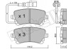 Колодки тормозные (задние) VW T5/Multivan V 03-15 (+датчик)) Metelli 22-0554-0 (фото 1)