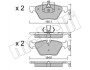 Колодки гальмівні (передні) BMW 3 (E90/E91/E92) 07-13/5 (E60/E61) 03-10/X1 (E84) 09-15 Metelli 22-0557-0 (фото 1)