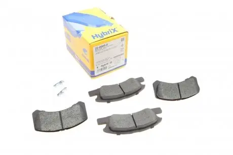 Тормозные колодки (передние) Daihatsu Cuore 1.0 03-/Mitsubishi Mirage 1.0/1.2 12- Metelli 22-0605-0