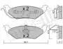 Тормозные колодки, дисковый тормоз.) Metelli 2206240 (фото 1)