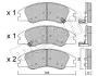 Тормозные колодки (передние) Kia Cerato 04- Metelli 22-0630-0 (фото 2)