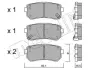 Колодки гальмівні (задні) Hyundai Accent/i30 05-12/Kia Cee\'d/Rio/Sportage 04- Metelli 22-0725-0 (фото 13)