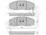 Тормозные колодки (передние) Jeep Wrangler 2.0/2.2 17- Metelli 22-0946-0 (фото 1)