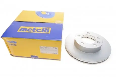 Диск тормозной (передний) Renault Master 10-(302x28) (с покрытием) (вентилированный)) Metelli 23-1286C