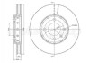 Диск тормозной (передний) Skoda Citigo 1.0 11-19/VW Up 1.0 12-(257x22) (с покрытием) (вент.) Metelli 23-1371C (фото 1)