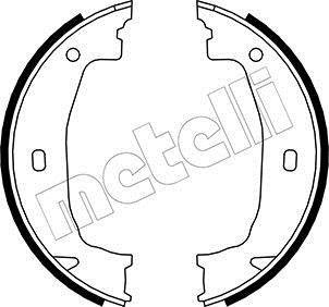 Тормозные колодки ручного тормоза Metelli 530018 (фото 1)