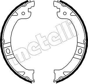Тормозные колодки ручного тормоза Metelli 530027