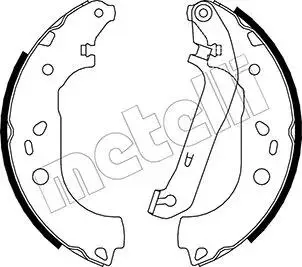 Тормозные колодки.) Metelli 530142