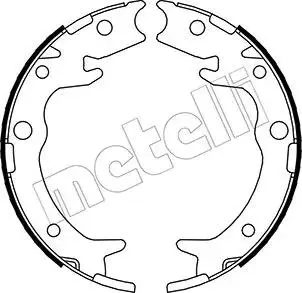 Тормозные колодки ручного тормоза Metelli 530159