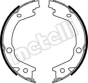 Кол.руч.тормоза Tucs,Spor,SFe -06 2WD Metelli 53-0184