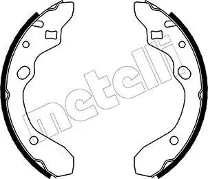 Тормозные колодки.) Metelli 530210