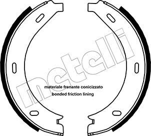 Тормозные колодки ручного тормоза Metelli 530236 (фото 1)