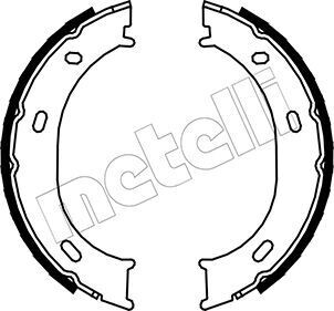 Гальмівні колодки ручного гальма Metelli 530239