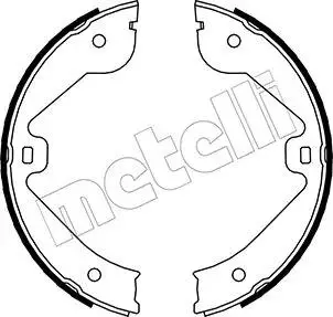 Тормозные колодки ручного тормоза Metelli 530244