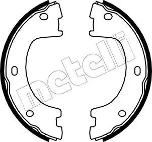 Тормозные колодки ручного тормоза Metelli 530249