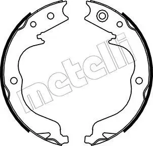 Гальмівні колодки ручного гальма Metelli 530268
