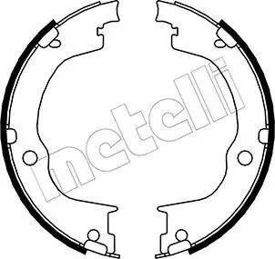 Тормозные колодки ручного тормоза Metelli 530317
