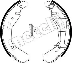 Тормозные колодки.) Metelli 530318