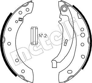 Тормозные колодки.) Metelli 530332