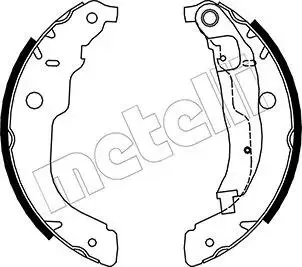 Тормозные колодки.) Metelli 530333